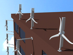 Small Wind Turbine Roof Mount