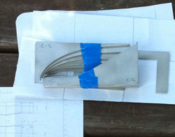 Wind Turbine Templates from Water Jet