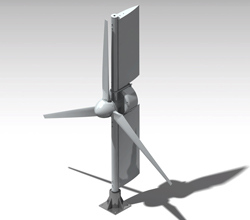 Roof Mounted Wind Turbine