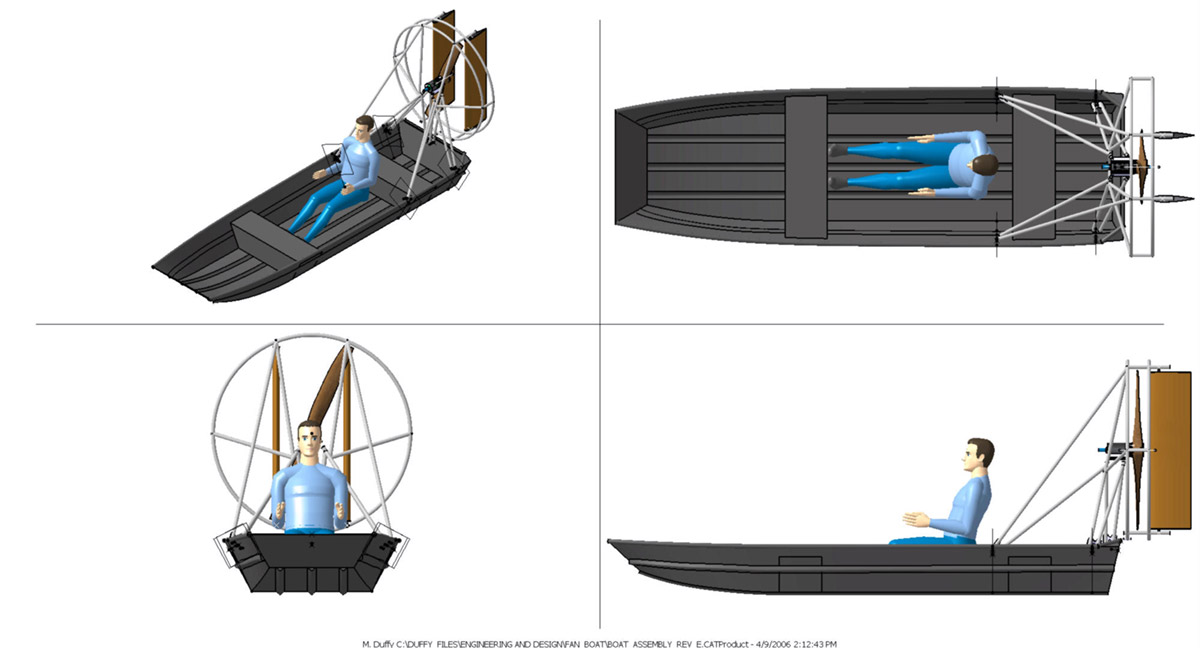 Free Airboat hull plans | boat plans