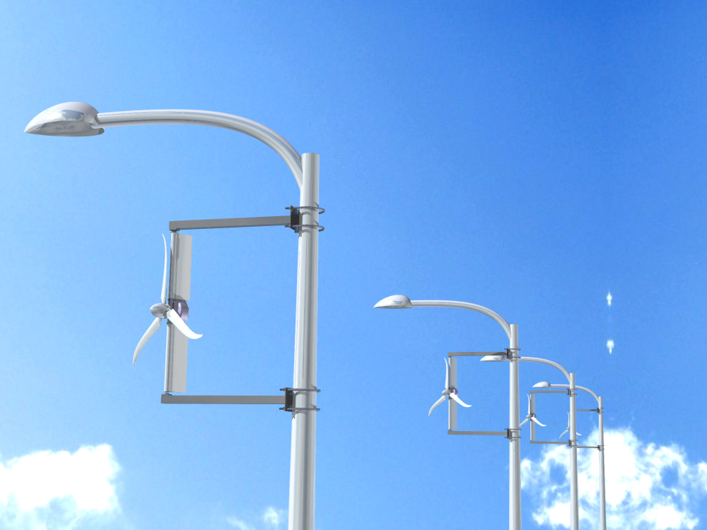 Street Light Wind Turbines